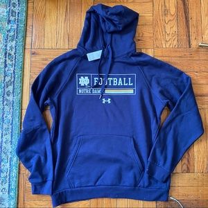 Norte Dame Football Hoodie in Navy Blue